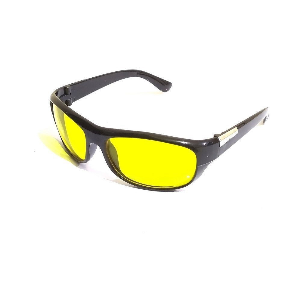 EYESafety Night Driving Glasses for Men and Women Sunglasses with HD Yellow Lens M05