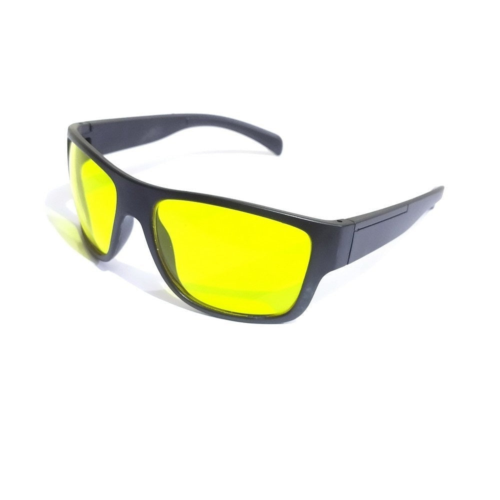 EYESafety Night Driving Glasses for Men and Women Sunglasses with HD Yellow Lens M06 - Glasses India Online