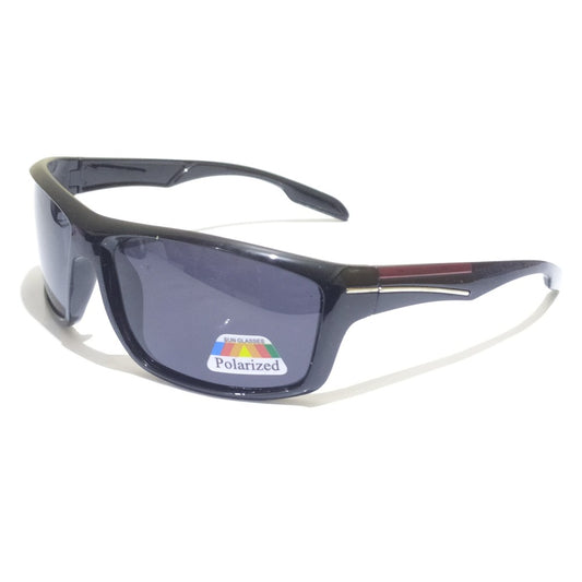 EyesafetyShine Black Polarized Sports Sunglasses 9701BKR