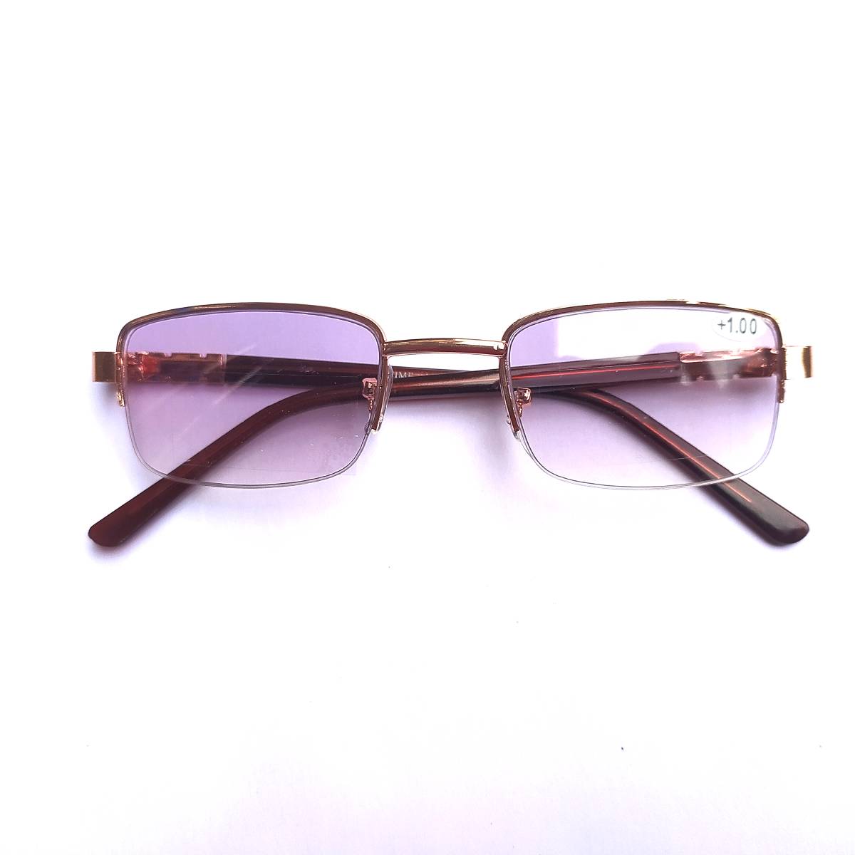 Tinted Metal Supra Bifocal Reading Glasses for Men and Women Kryptok Lens