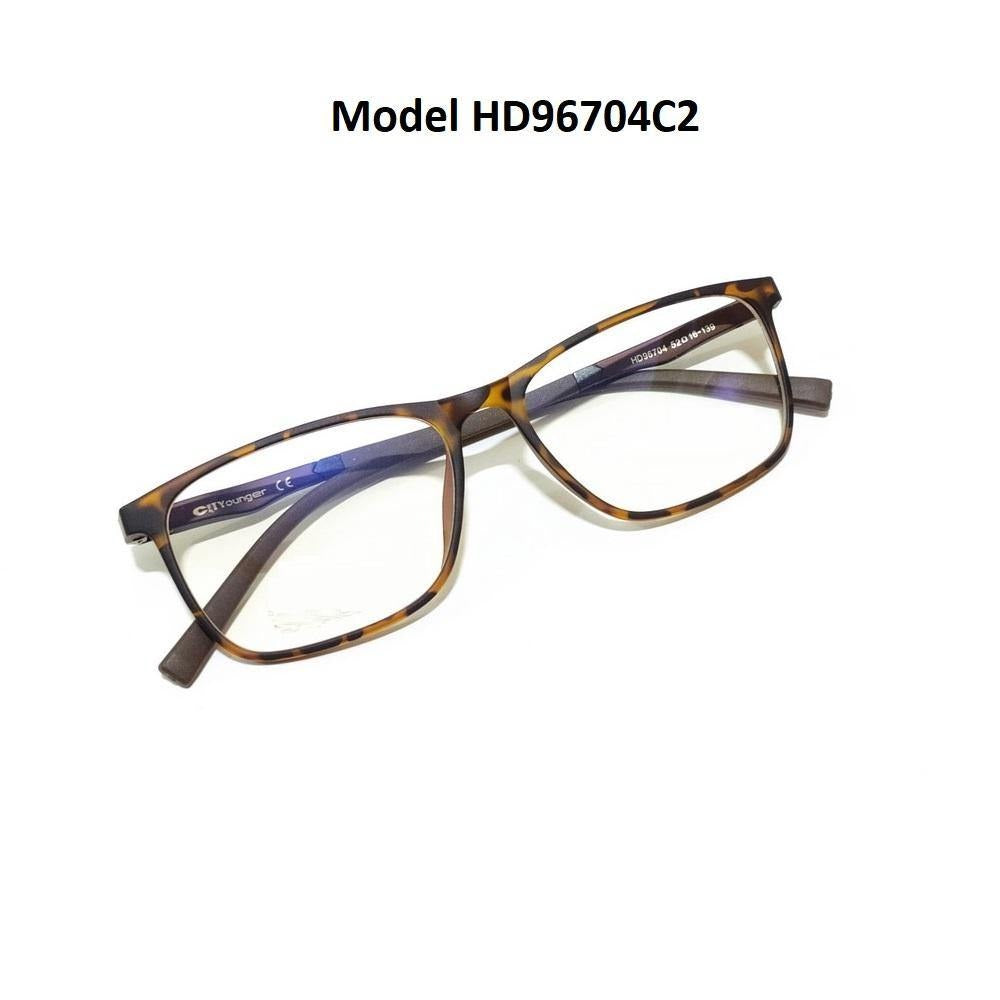 Buy Ultra Thin LightWeight Spectacle Frame Glasses for Men Women HD96704C2 - Glasses India Online in India