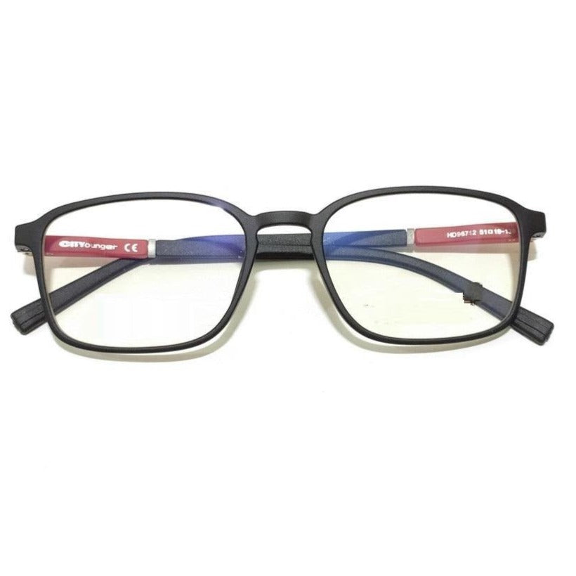 Buy HD Ultra Thin Lightweight TR90 Spectacle Frame Glasses for Men Women HD96712C3 - Glasses India Online in India