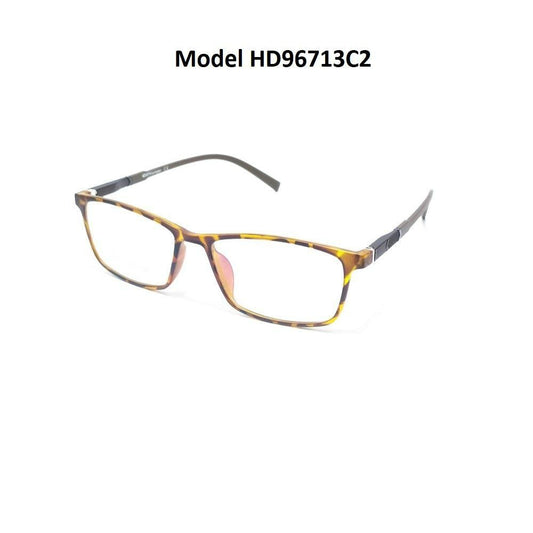 Buy HD Ultra Thin Lightweight TR90 Spectacle Frame Glasses for Men Women HD96713C2 - Glasses India Online in India