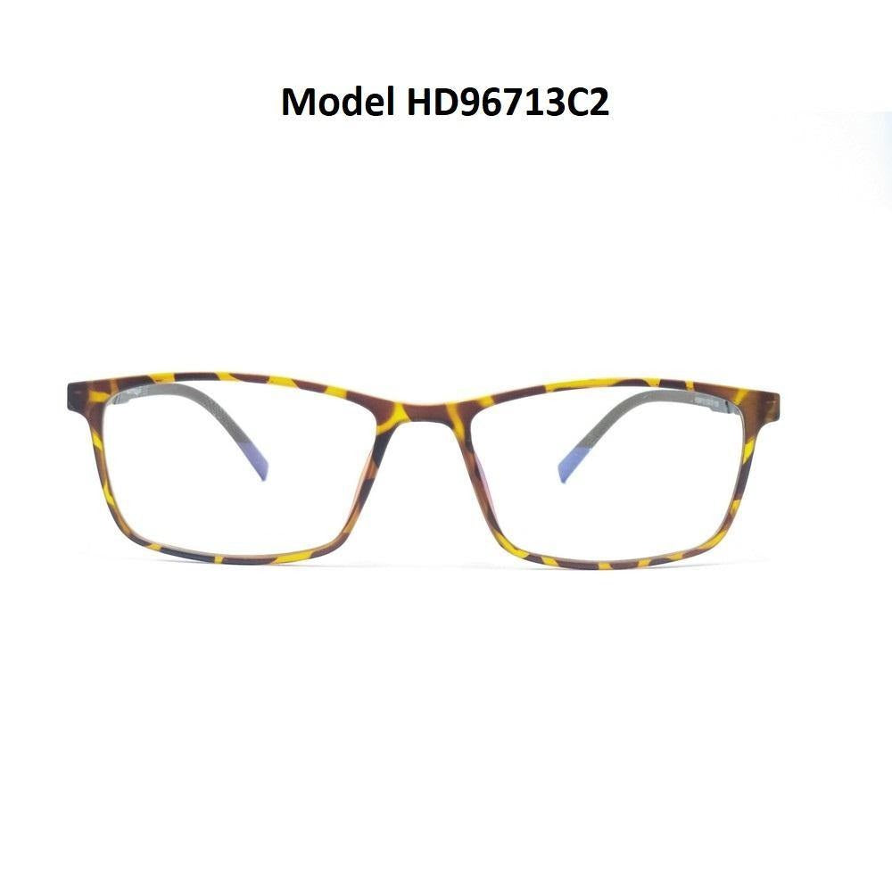 Buy HD Ultra Thin Lightweight TR90 Spectacle Frame Glasses for Men Women HD96713C2 - Glasses India Online in India