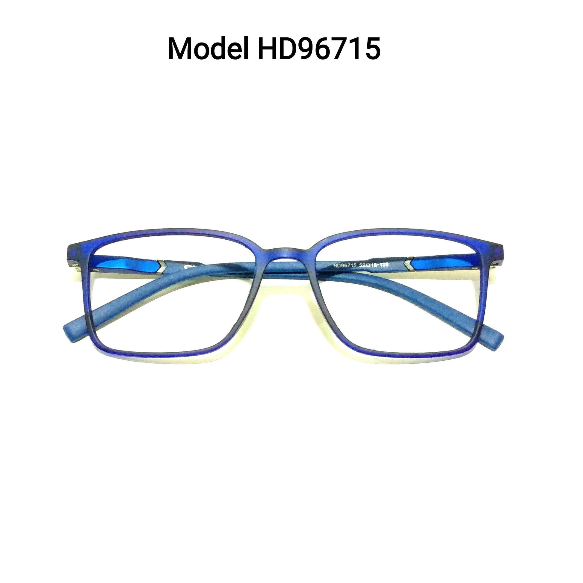 Buy Ultra Thin Lightweight TR90 Spectacle Frame Glasses for Men Women HD96715C6 - Glasses India Online in India