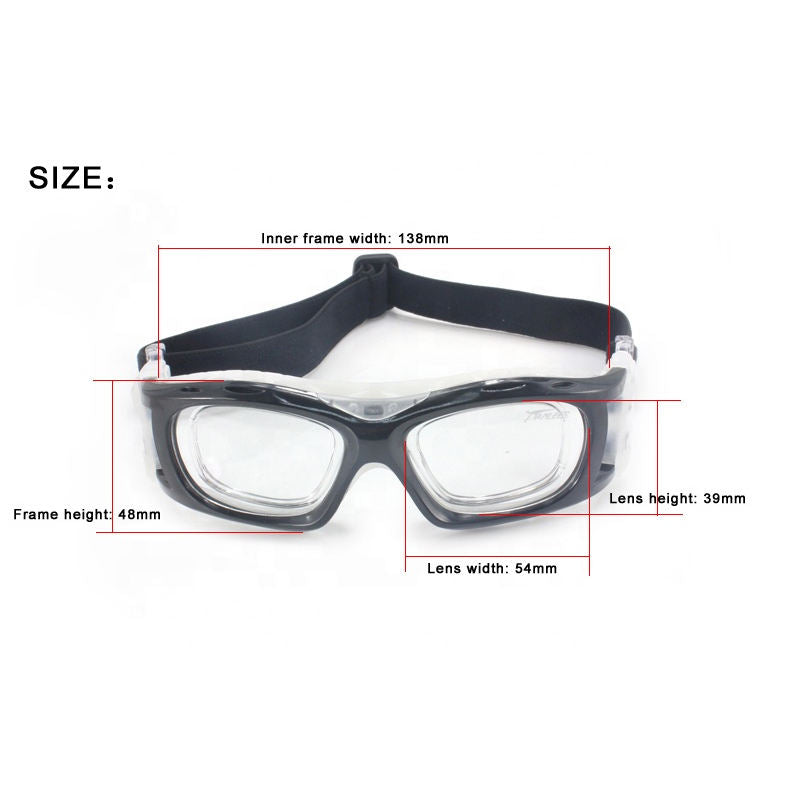 Prescription Sports Glasses for Adults AntiShock Protection for Foot