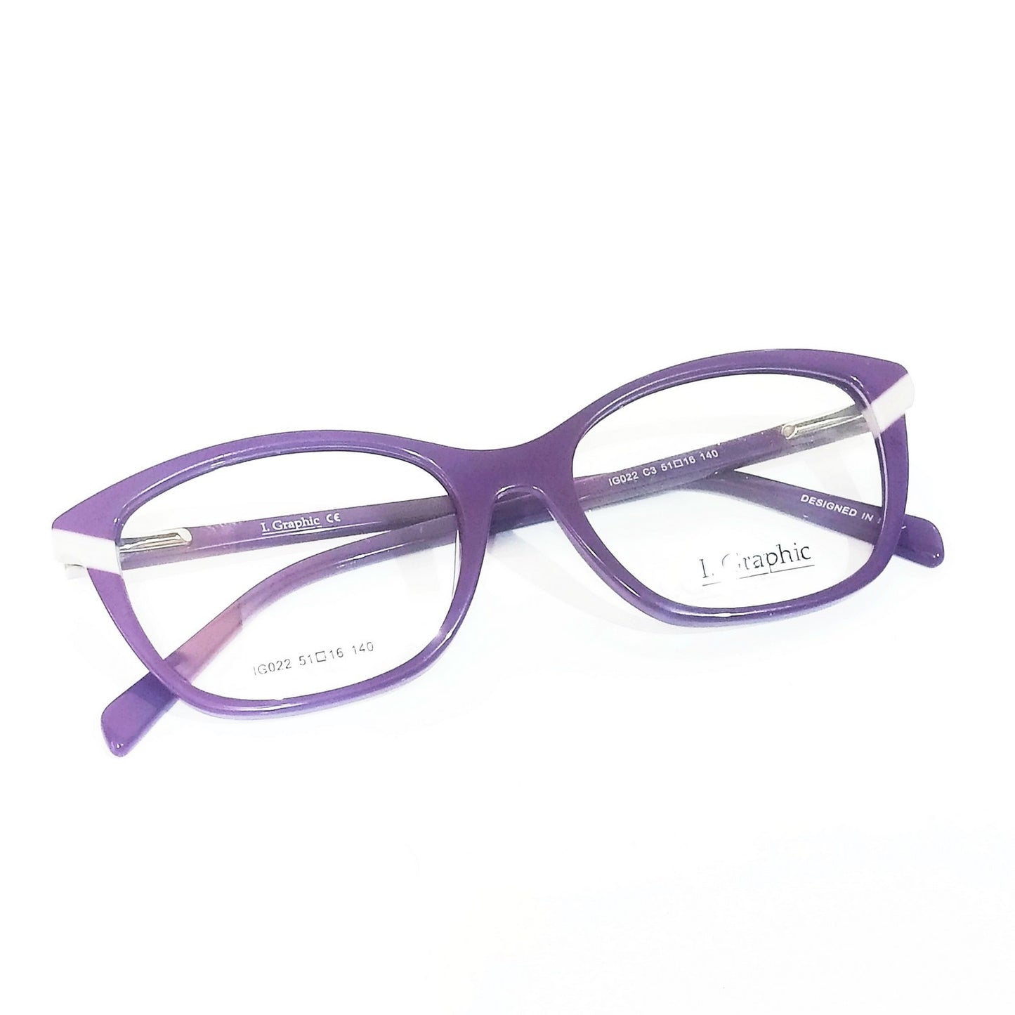 Cat Eye Shape Glasses Acetate Frame Full Frame Spectacle Frames for Women IG022