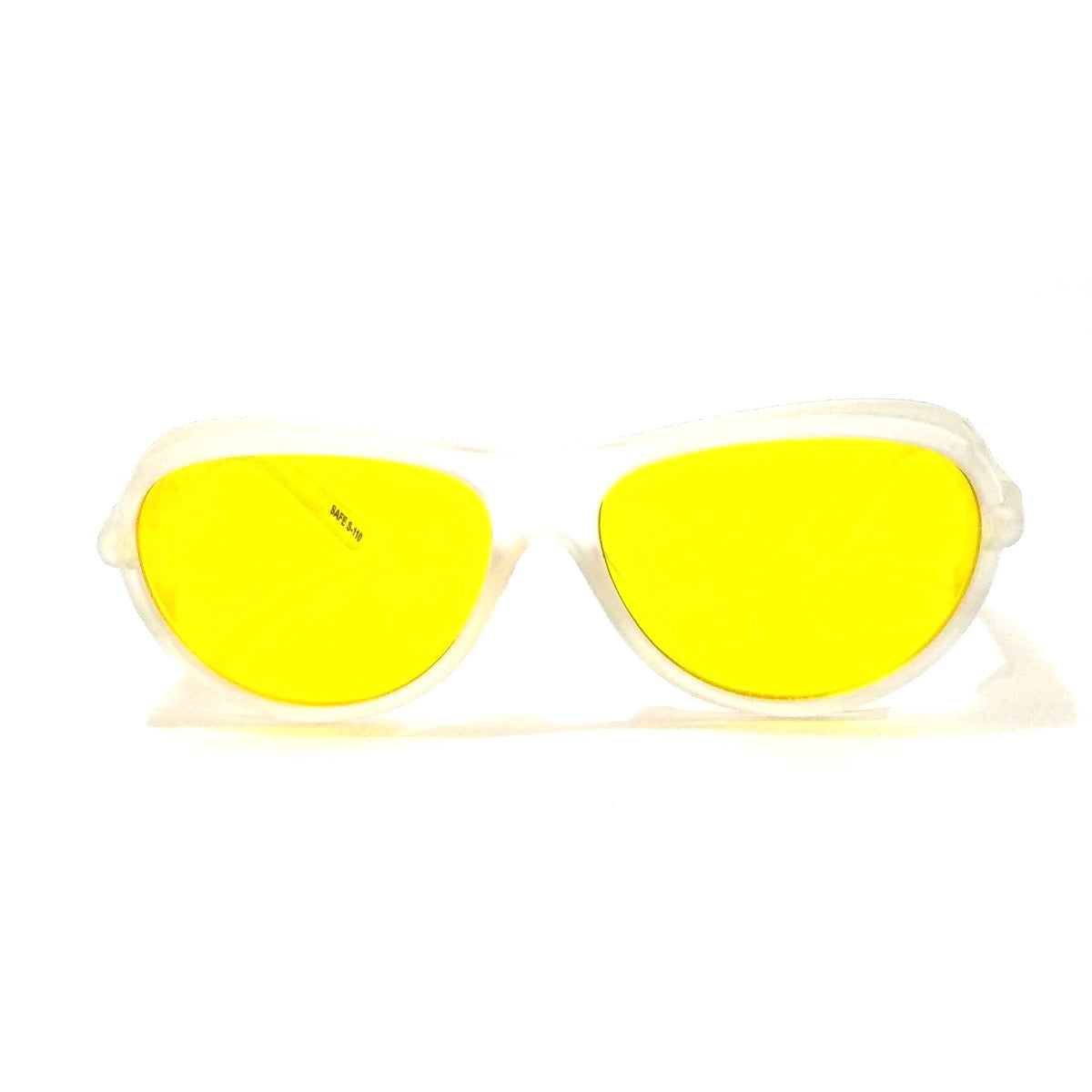 Yellow Lens Prescription Eye Safety Night Driving Glasses M110-63 - Glasses India Online