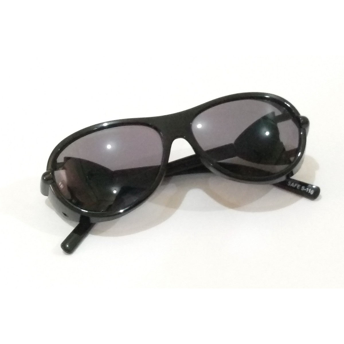 Dark Black Eye Safety Glasses Cataract Goggles M110-12