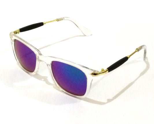 Purple Blue Mirror Sunglasses for Men Women SW0026