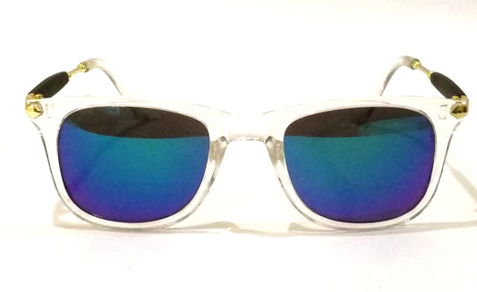 Purple Blue Mirror Sunglasses for Men Women SW0026