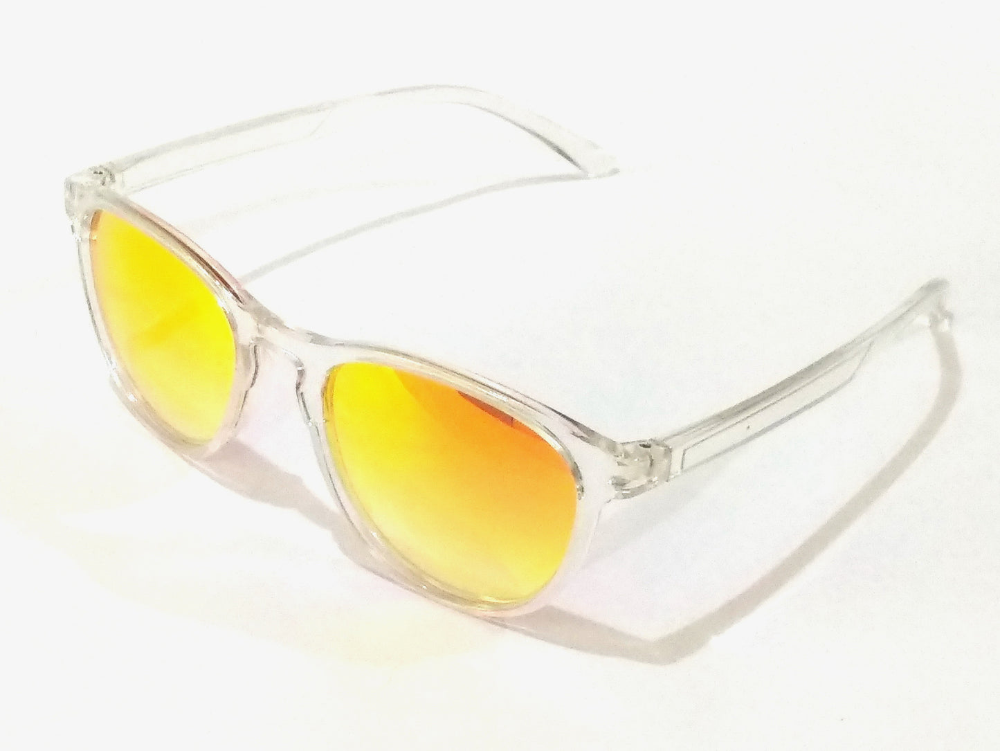 Retro Round Orange Mirror Sunglasses for Men Women SW0022