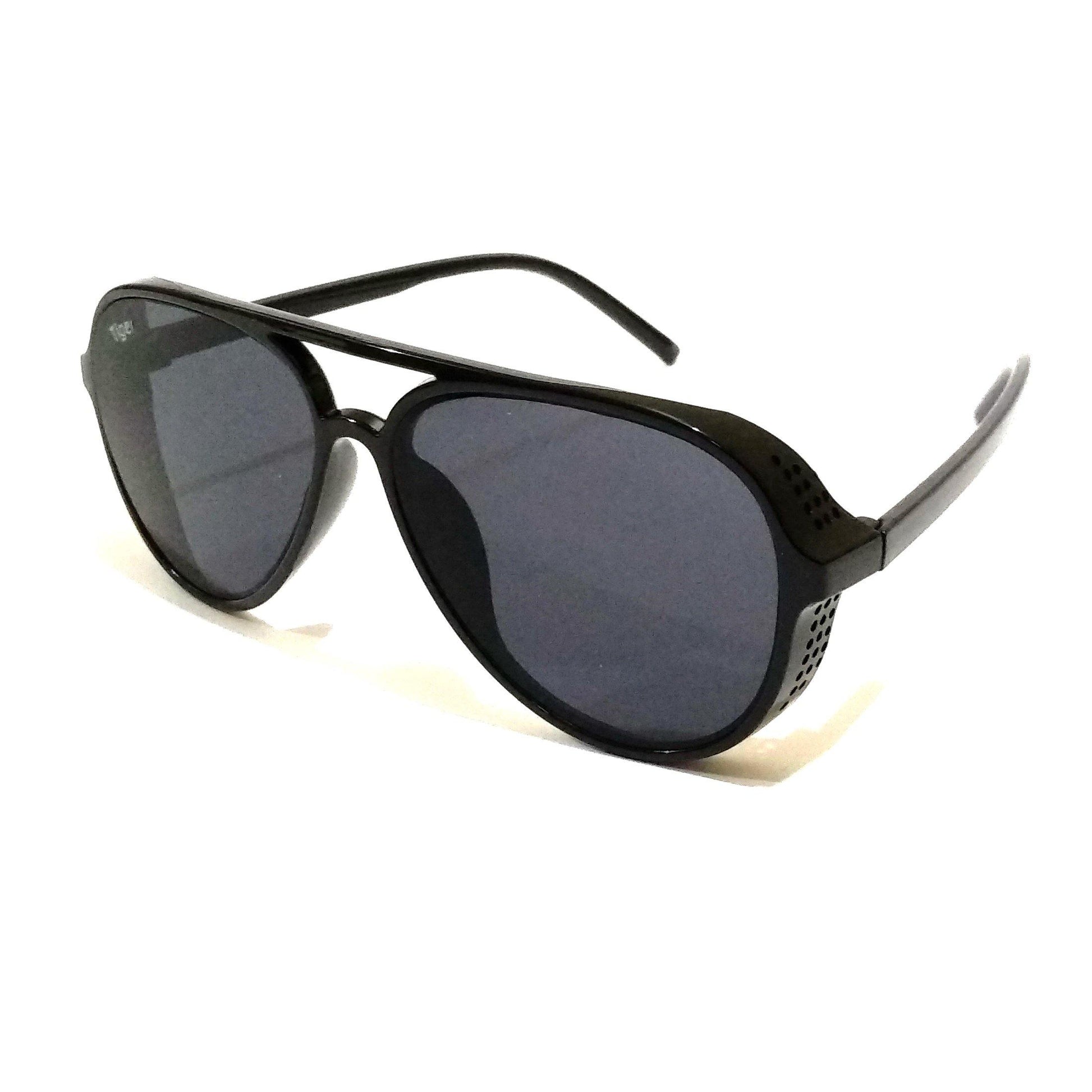 Buy Black Steampunk Aviator Sunglasses for Men - Glasses India Online in India