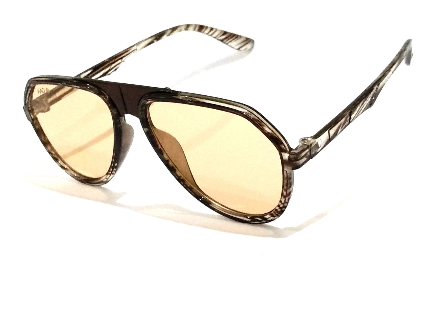 Brown Gradient Aviators Sunglasses For Men AA170BR