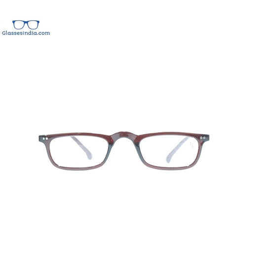 Slim Brown Reading Glasses For Men and Women with Spring P01SPBR