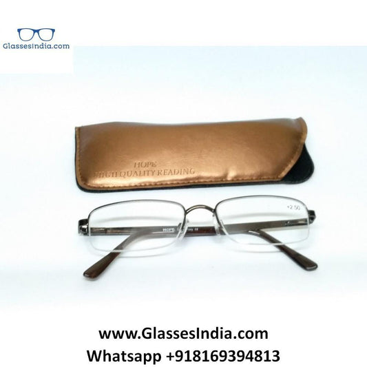 Brown Supra Reading Glasses 83401 Power 1.25 - Glasses India Online