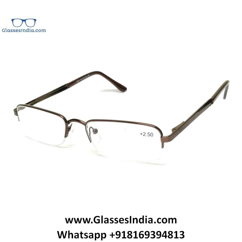 Brown Supra Reading Glasses 83401 Power 1.25 - Glasses India Online