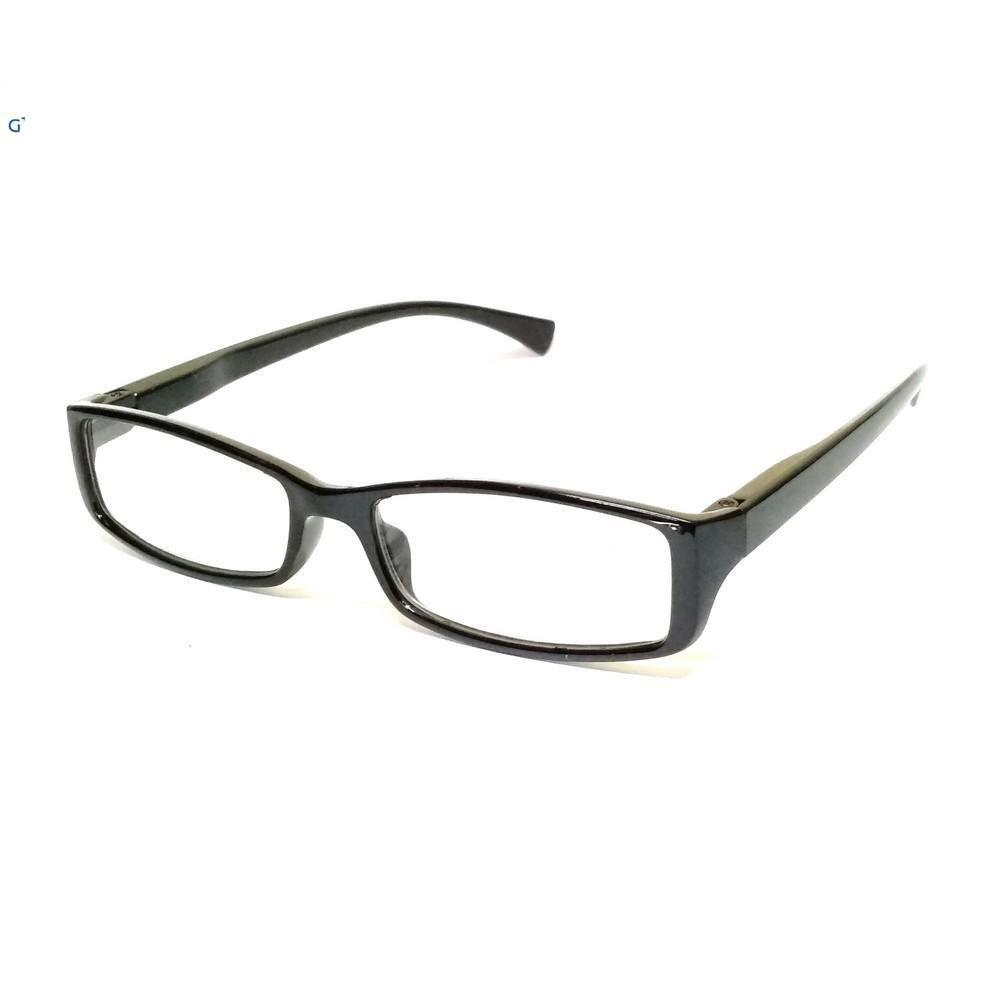Black Full Frame Plastic Reading Glasses 0125BK