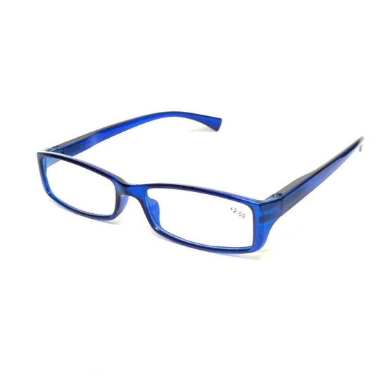 Blue Full Frame Plastic Reading Glasses 0125BL