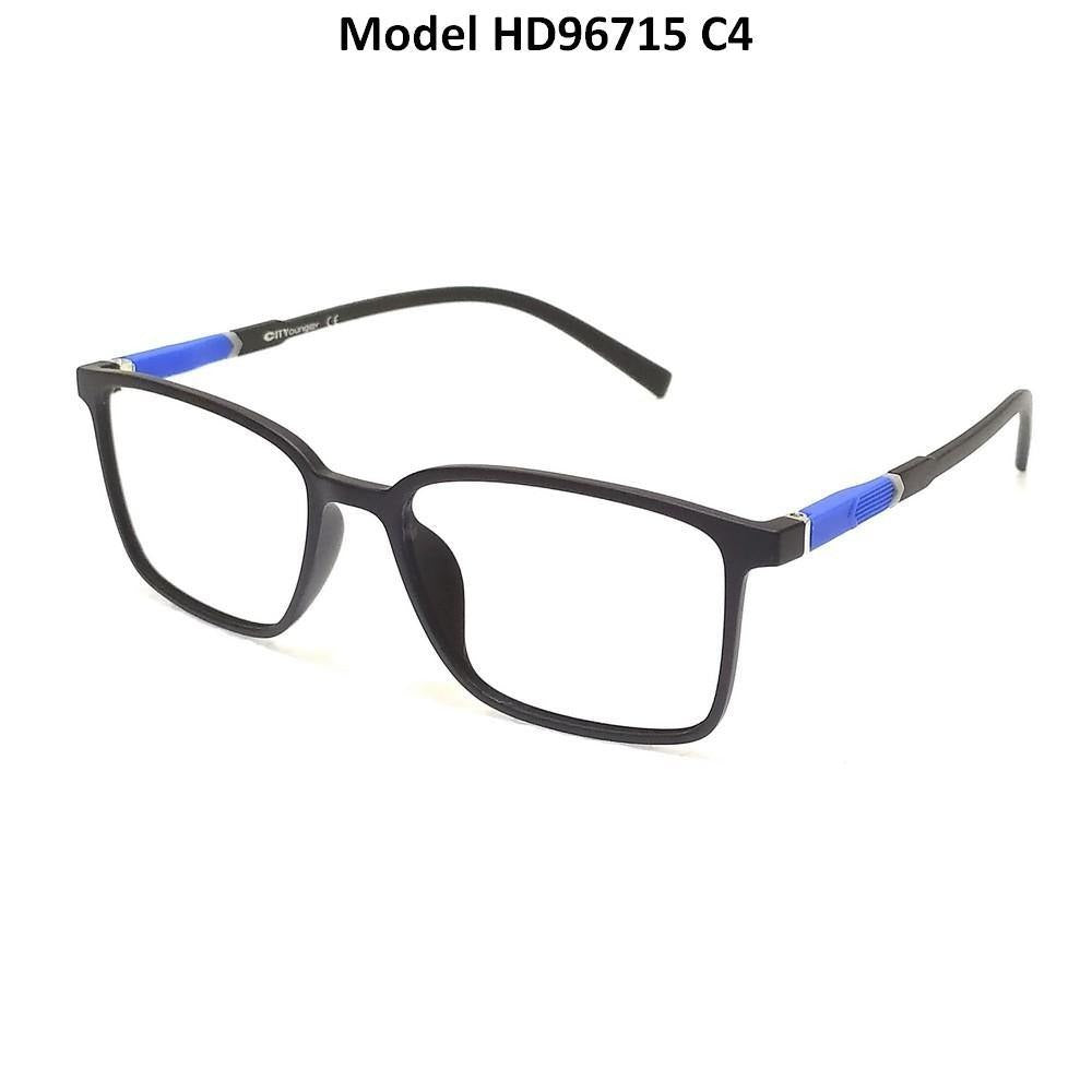 Buy Ultra Thin Lightweight TR90 Spectacle Frame Glasses for Men Women HD96715C4 - Glasses India Online in India