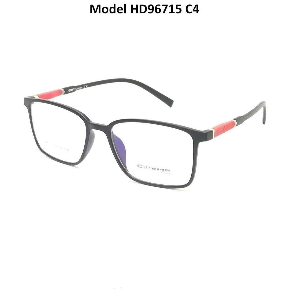 Buy HD Ultra Thin Lightweight TR90 Spectacle Frame Glasses for Men Women HD96715C3 - Glasses India Online in India