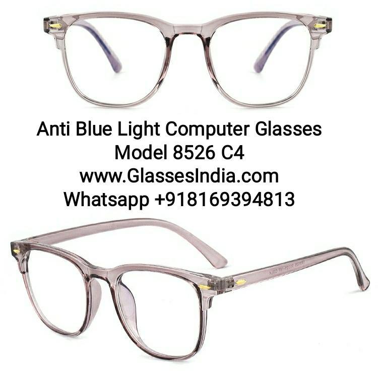 Blue Light Glasses for Men and Women M8526 C4 - Glasses India Online
