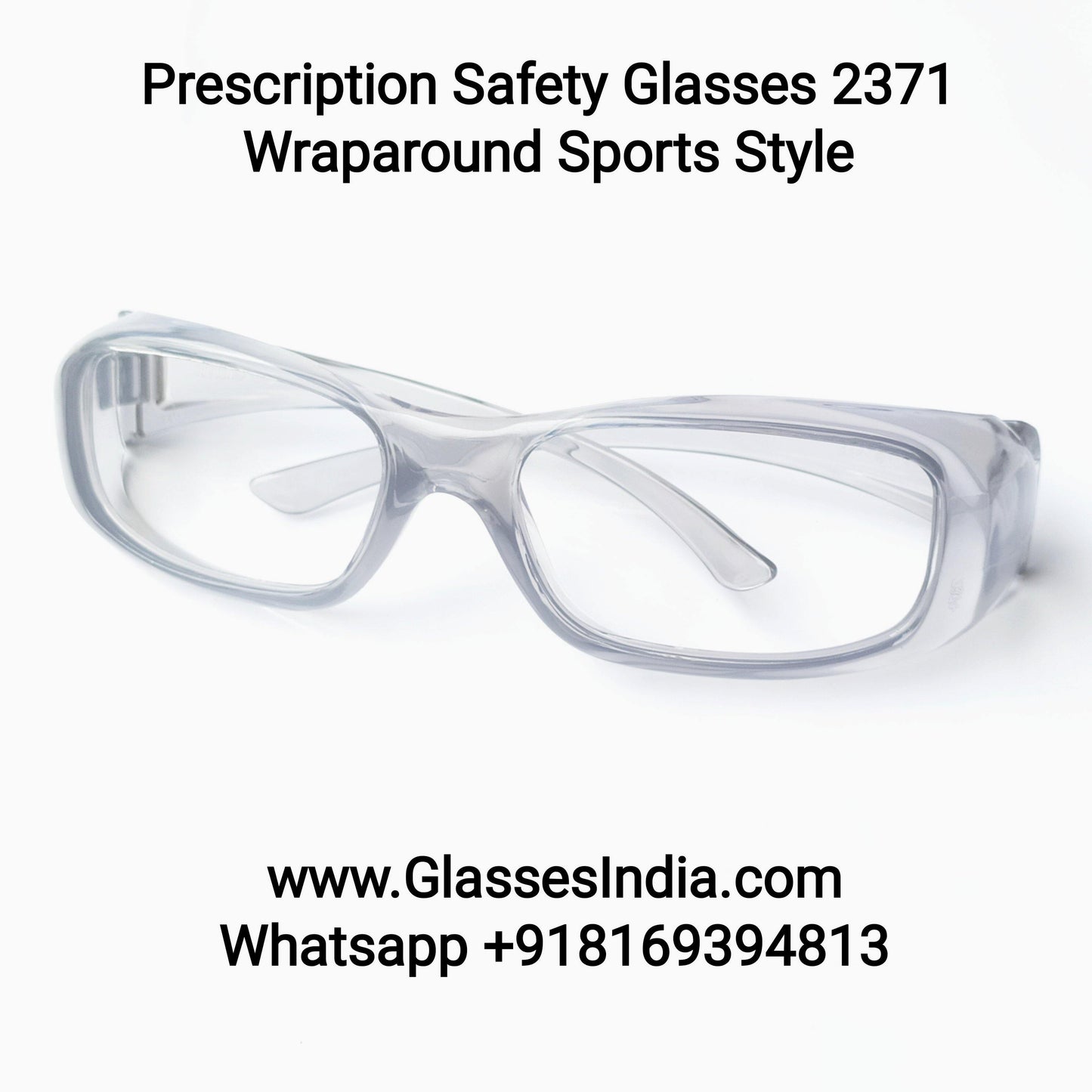 Wraparound Prescription Safety Glasses Sports 2371 - Glasses India Online