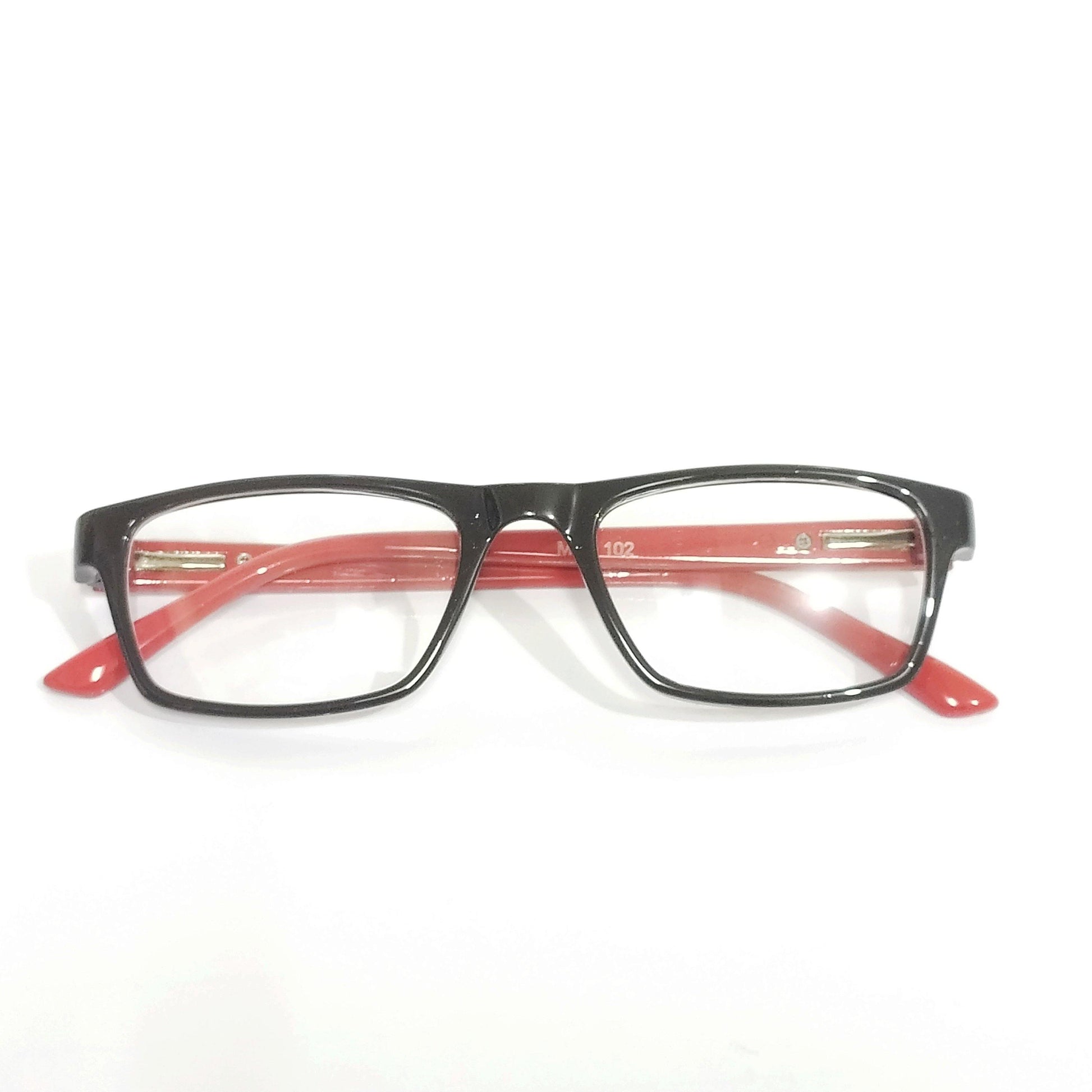 Buy Black Red Rectangle Spectacle Frame for Teens - Glasses India Online in India