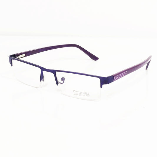 Purple Metal Supra Spectacle Frame Glasses For Women and Men