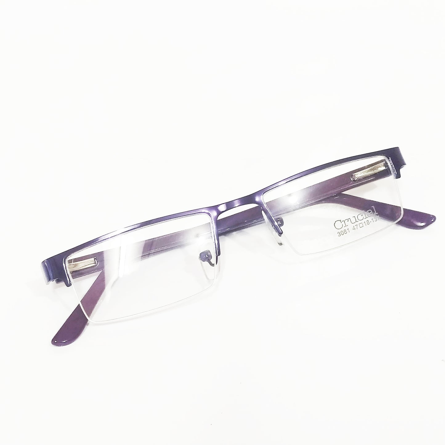 Purple Metal Supra Spectacle Frame Glasses For Women and Men