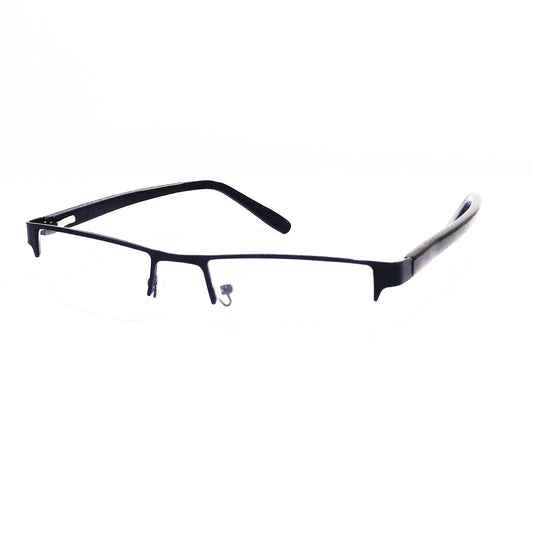 Buy Black Metal Supra Spectacle Frame Glasses For Women and Men - Glasses India Online in India