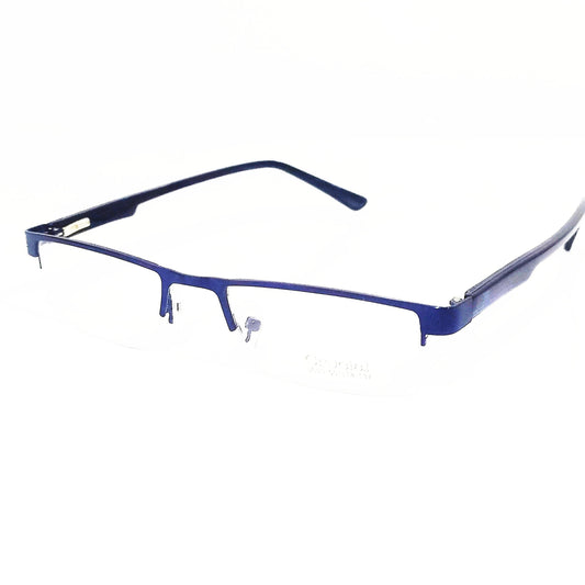 Buy Blue Metal Supra Spectacle Frame Glasses For Women and Men - Glasses India Online in India