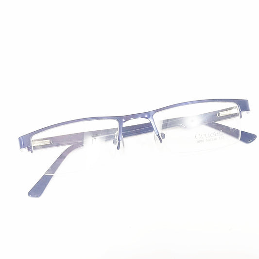 Buy Blue Metal Supra Spectacle Frame Glasses For Women and Men - Glasses India Online in India