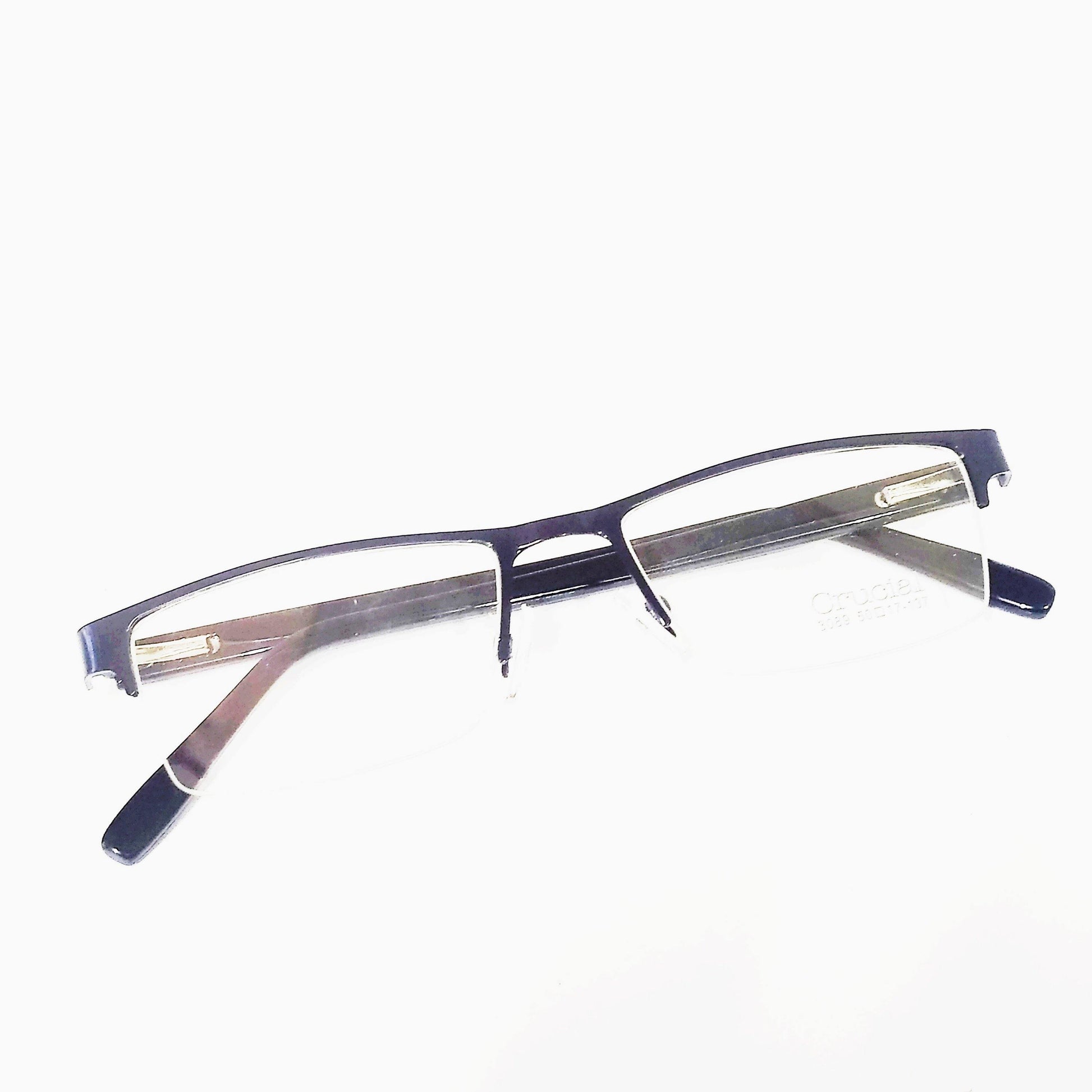 Buy Black Metal Supra Spectacle Frame Glasses For Women and Men - Glasses India Online in India