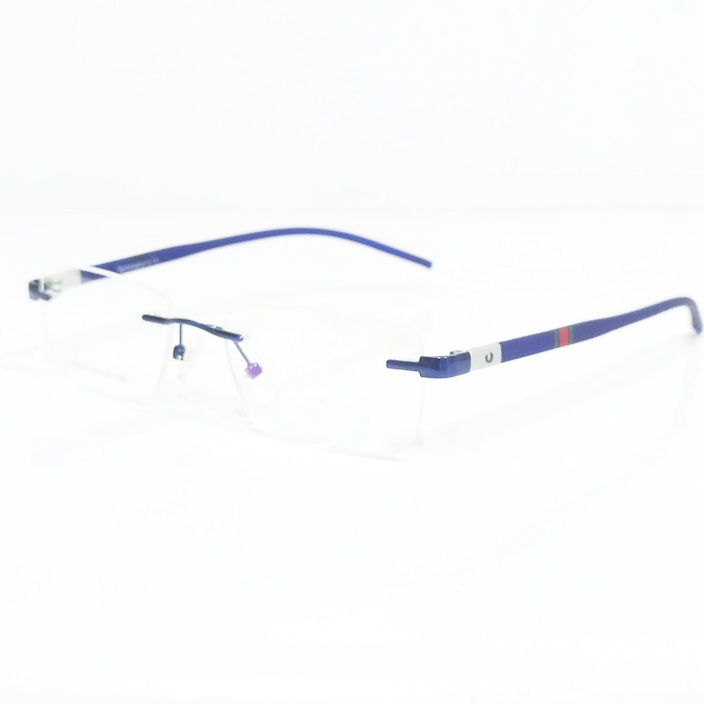 Buy D Blue Rimless Spectacle Frame Glasses - Glasses India Online in India