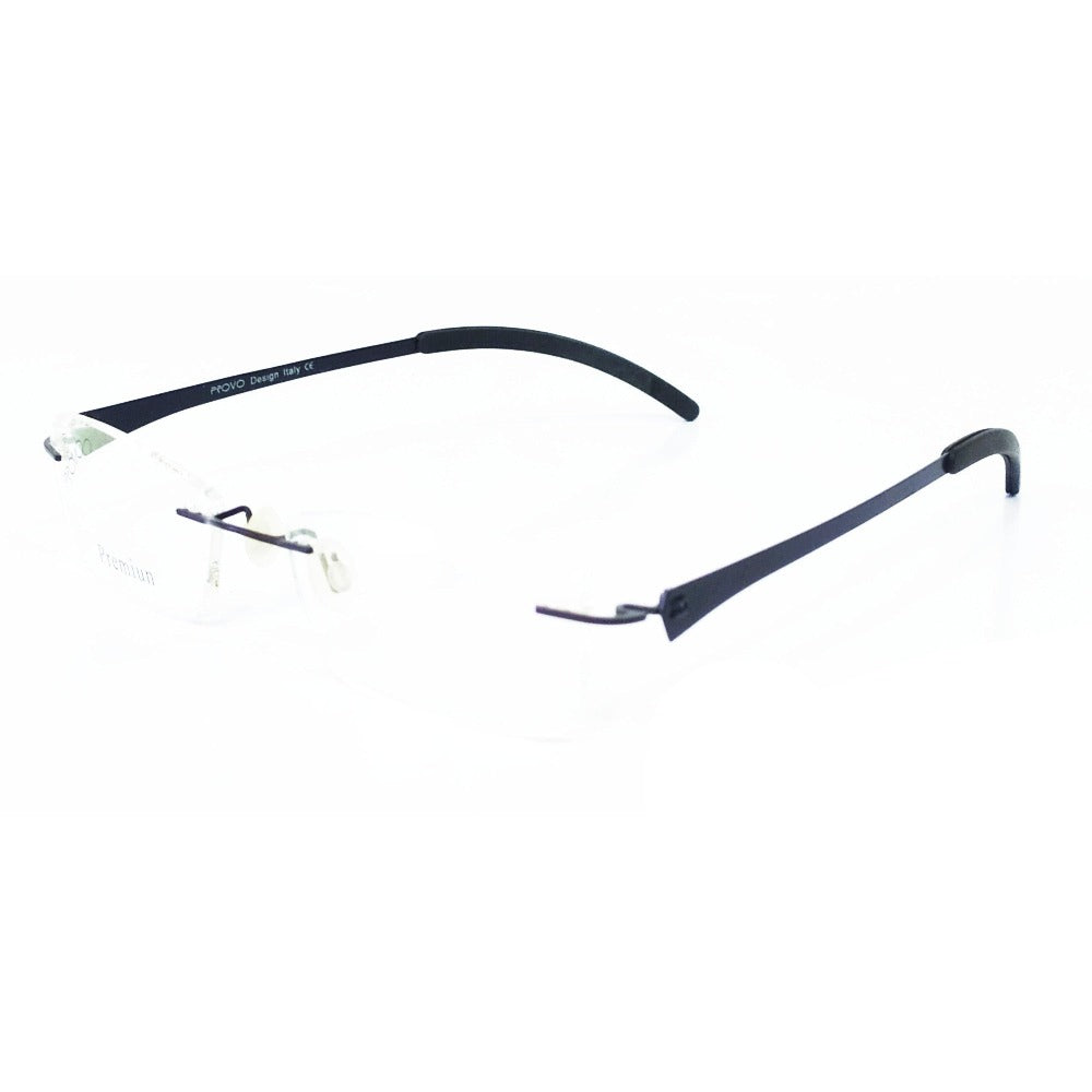 Buy Premium Rimless Computer Glasses with Anti Glare Coating PR8008 - Glasses India Online in India
