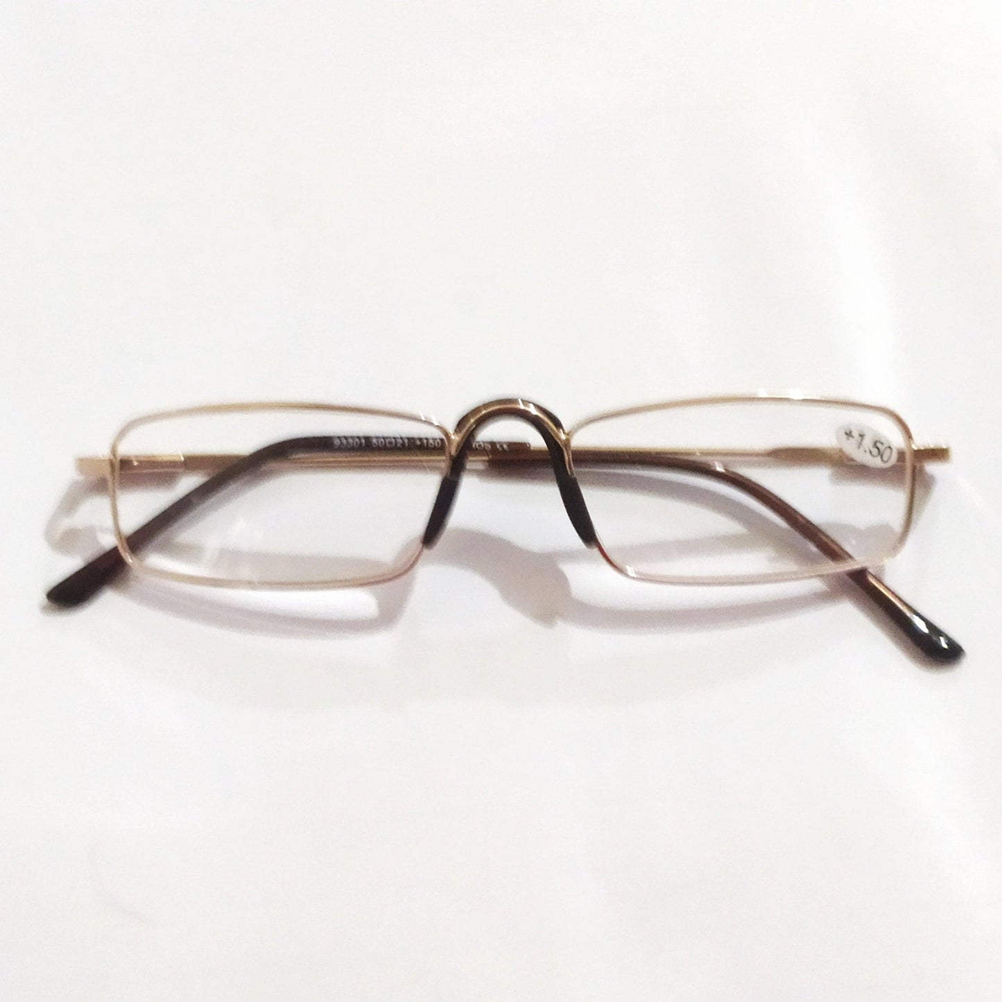 Full Frame Metal Reading Glasses with Fix Nose Pads