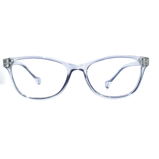 Transparent Grey Cat Eye Kids Glasses | 4-6 Years