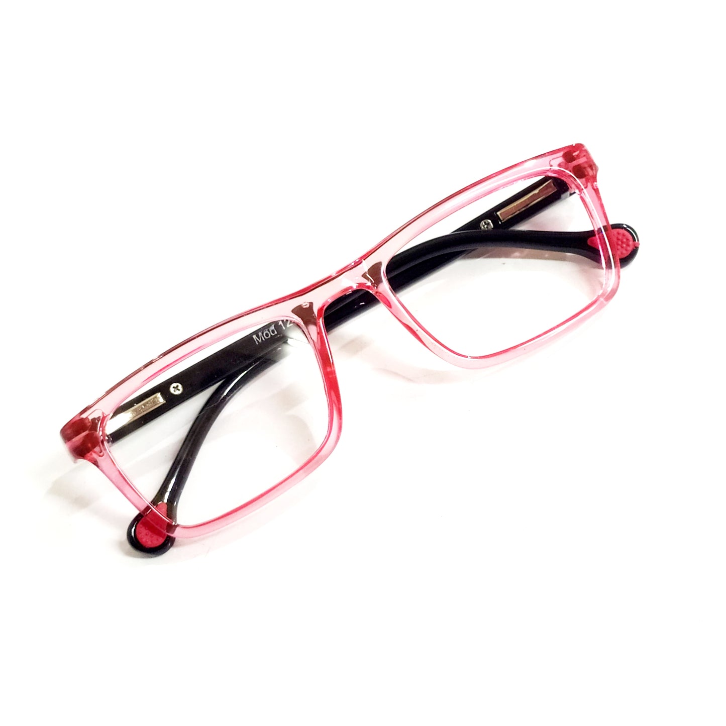 Transparent Red Front Kids Spectacle Frames for 4-6 Years Old