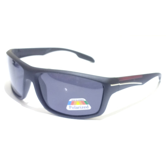 EYESafety Matt Black Polarized Sports Sunglasses 9701MBKR