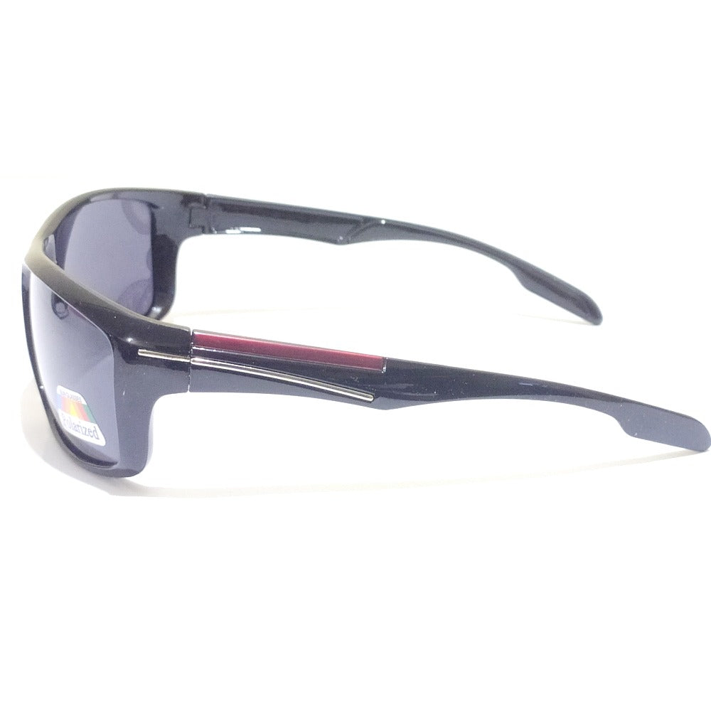 Sigma Shine Black Polarized Sports Sunglasses 9701BKR