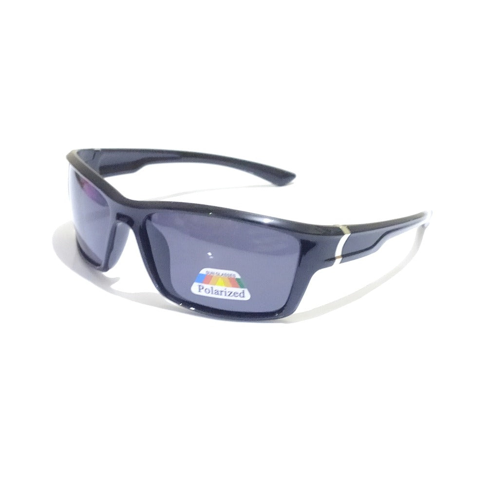 Sigma Shine Black Polarized Sports Sunglasses 9755BK
