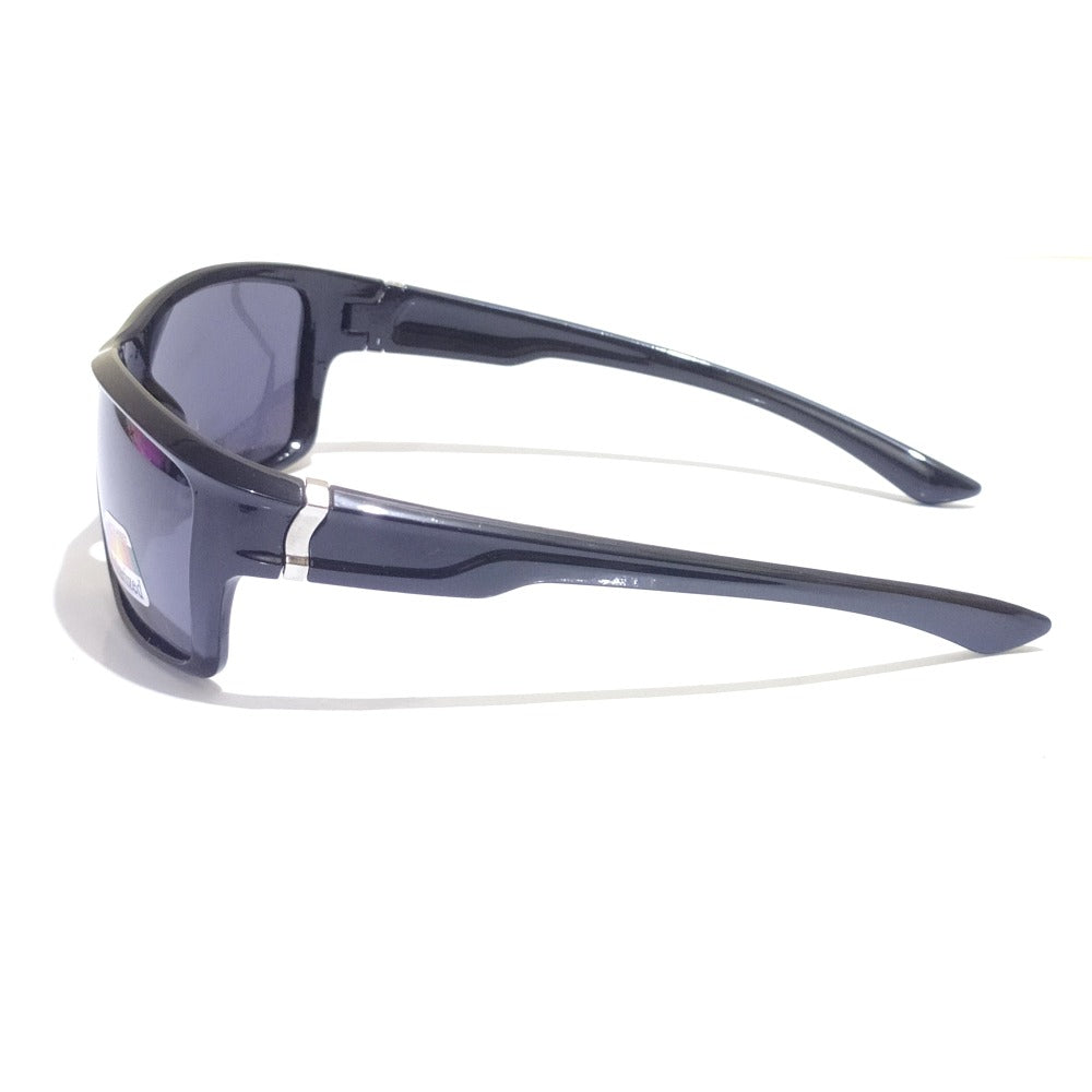 Sigma Shine Black Polarized Sports Sunglasses 9755BK