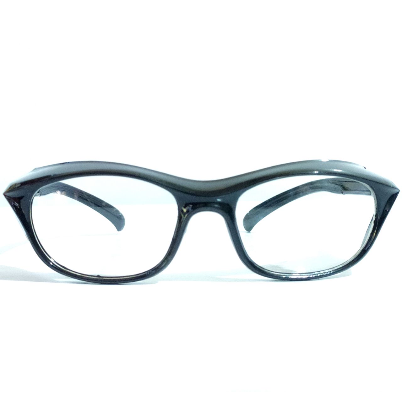 Black Frame Prescription Driving Glasses with Side Shield 140