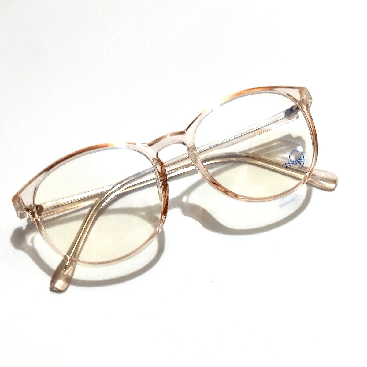 Transparent Brown Glasses for Women and Men M8555 C3