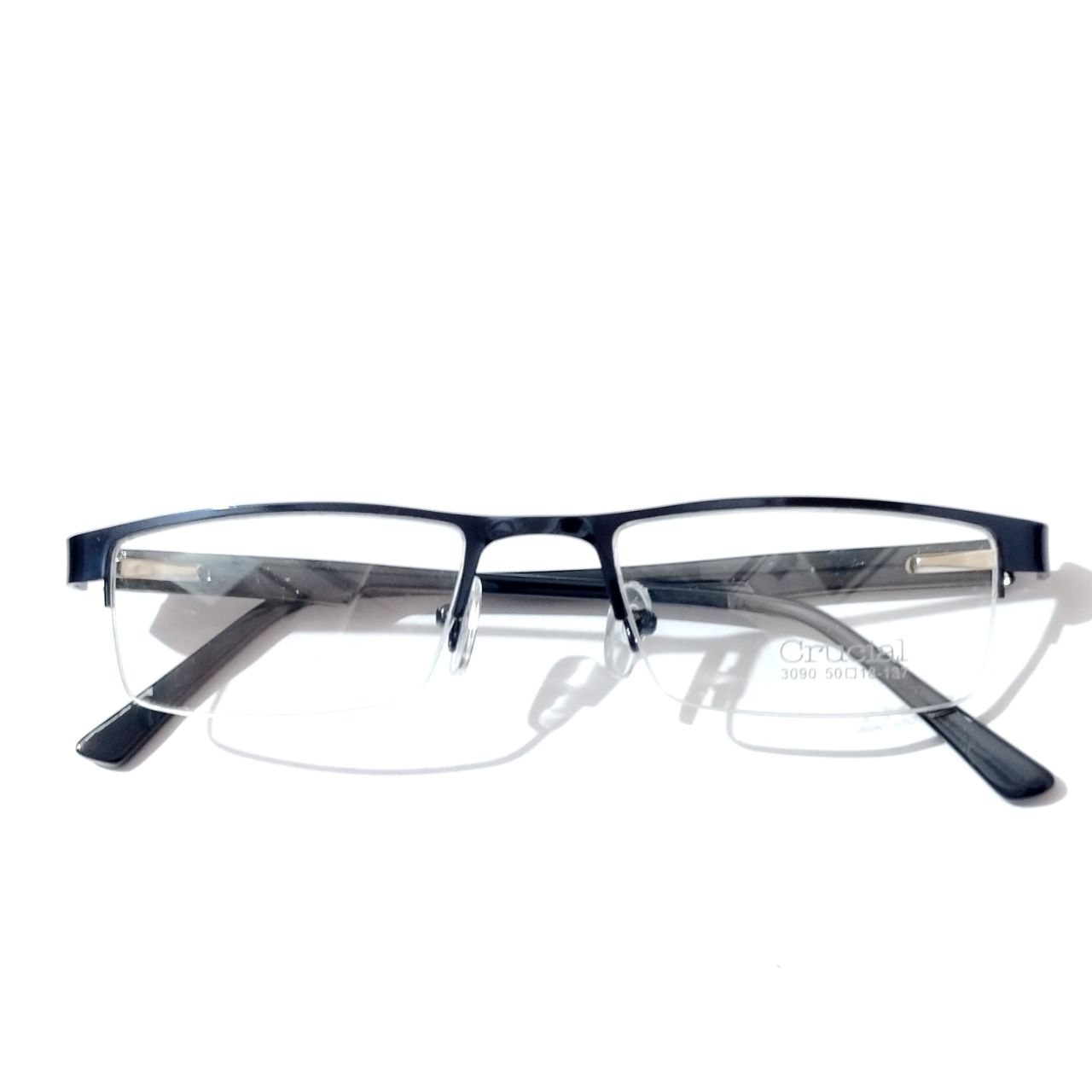 Blue Rectangle Half Frame Supra Spectacle Frame - Stylish and Eye ...