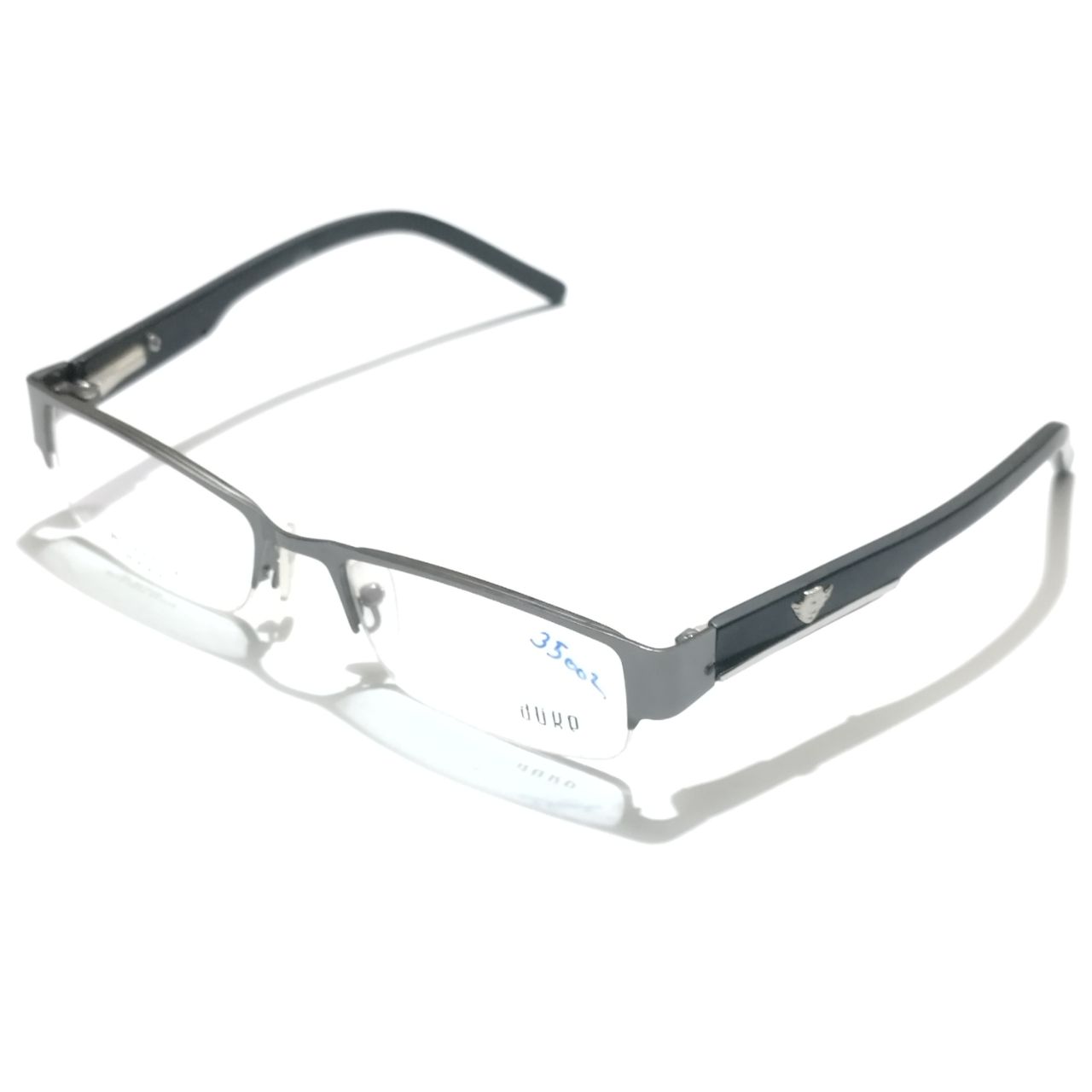 Grey Rectangle Supra Frame Glasses Du1010