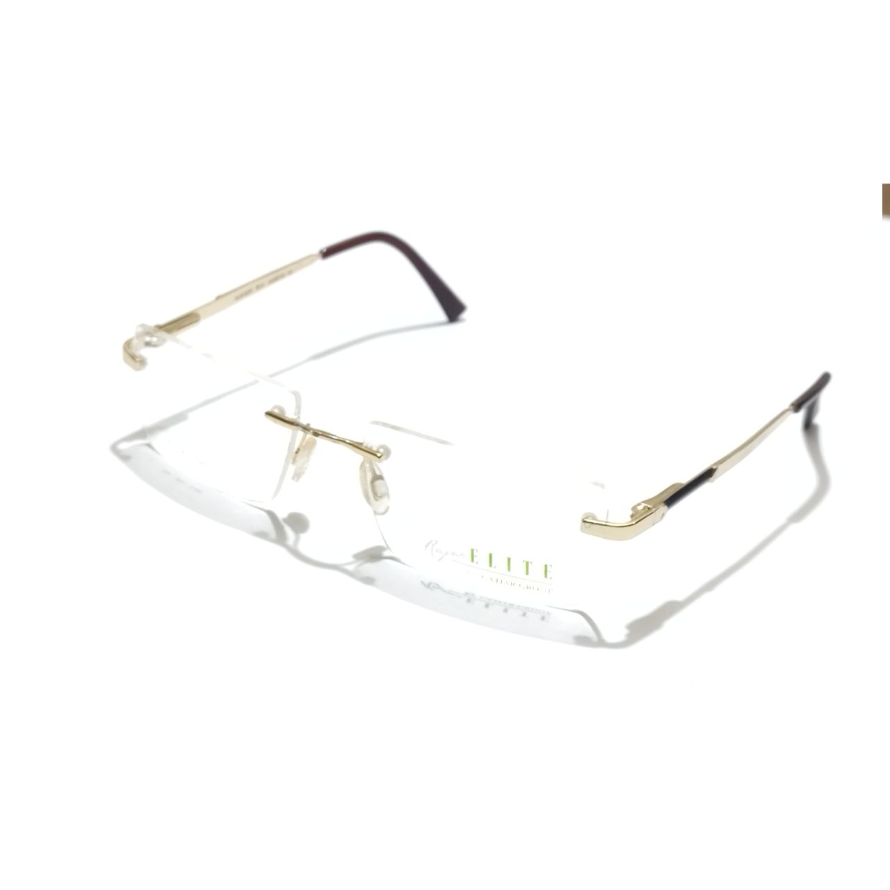 Elite Grey Rimless Glasses Professional Look – Glasses India Online