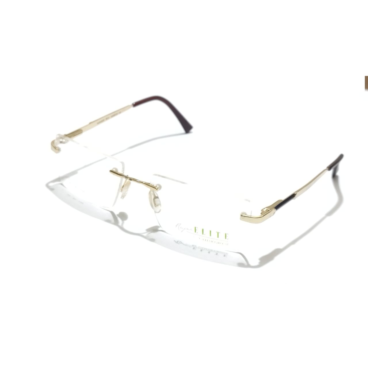 Gold Elite Executive Rimless Glasses 7073GL
