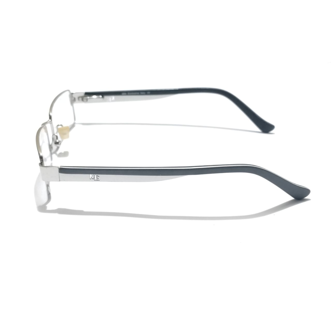 Stylish Silver Rectangle Full Frame Glasses KE70875